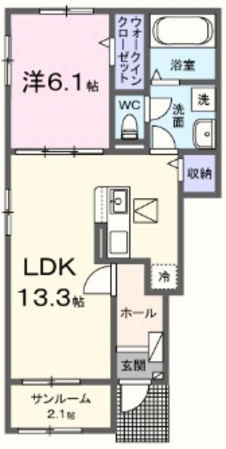 ノザンルリアンの物件間取画像